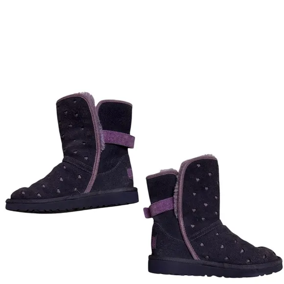 Ugg Australia Joleigh Purple Suede Boots