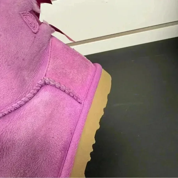 UGG Bailey II Boot kids Toddler 2 Magenta Pink Suede Waterproof Boots