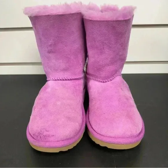 UGG Bailey II Boot kids Toddler 2 Magenta Pink Suede Waterproof Boots