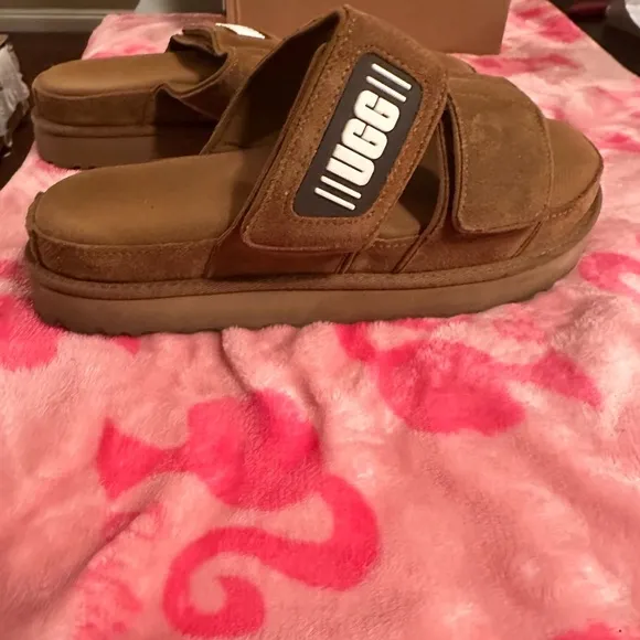 UGG Brown Slide Sandals