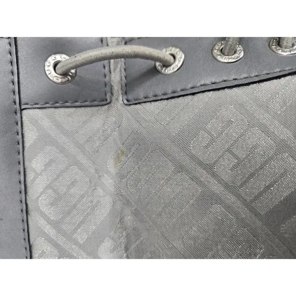 UGG BUTTE II CWR METAL UGG PRINT LEATHER WATERPROOF YOUTH BOOTS SIZE US 2