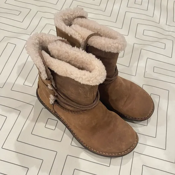 UGG Chestnut Leather Boots