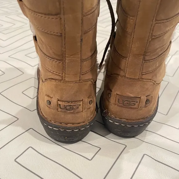 UGG Chestnut Leather Boots