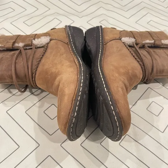 UGG Chestnut Leather Boots