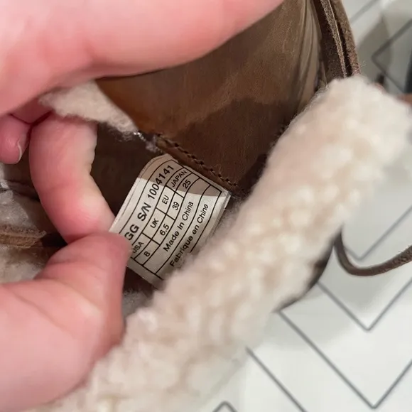 UGG Chestnut Leather Boots