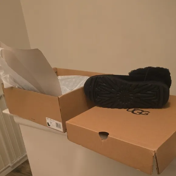 UGG Classic Black Suede Boots