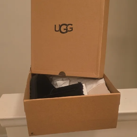 UGG Classic Black Suede Boots