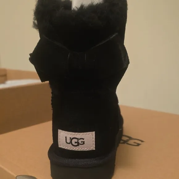 UGG Classic Black Suede Boots