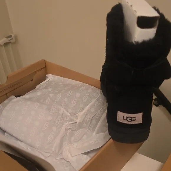 UGG Classic Black Suede Boots