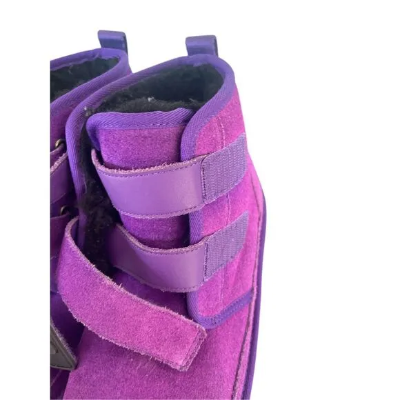 UGG Girls Neumel Platform Suede Ankle Boots Size 6