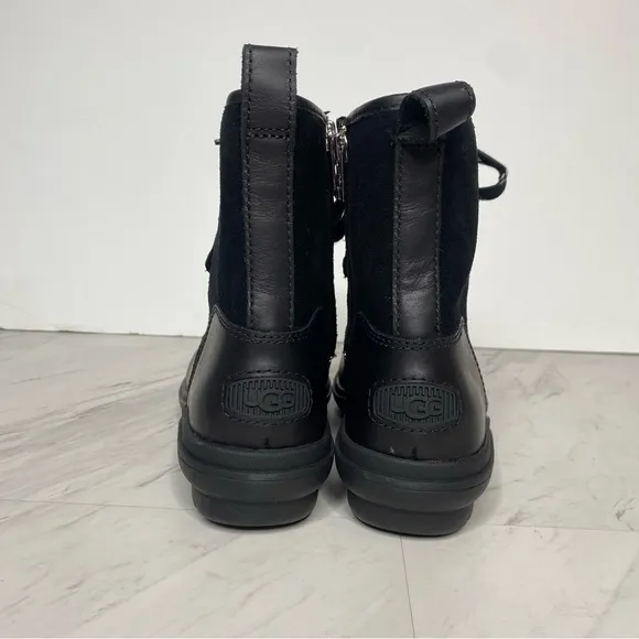 UGG Hapsburg Lace Up Black Boot 8