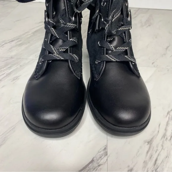 UGG Hapsburg Lace Up Black Boot 8