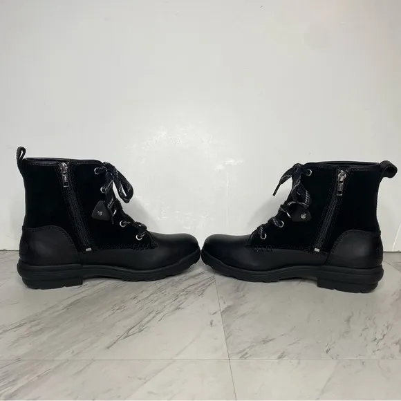 UGG Hapsburg Lace Up Black Boot 8