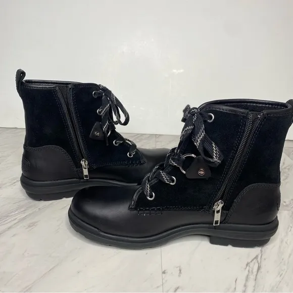 UGG Hapsburg Lace Up Black Boot 8