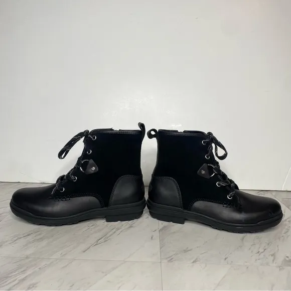 UGG Hapsburg Lace Up Black Boot 8