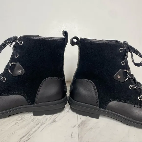 UGG Hapsburg Lace Up Black Boot 8