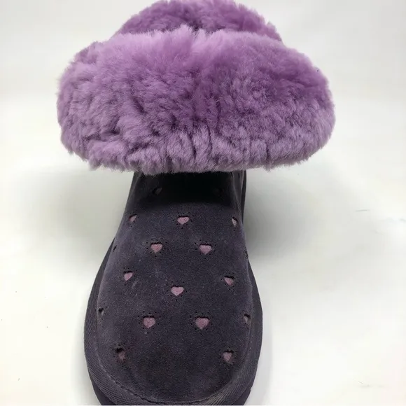 UGG JOLEIGH SUEDE HEART AND RIBBON BOOTS