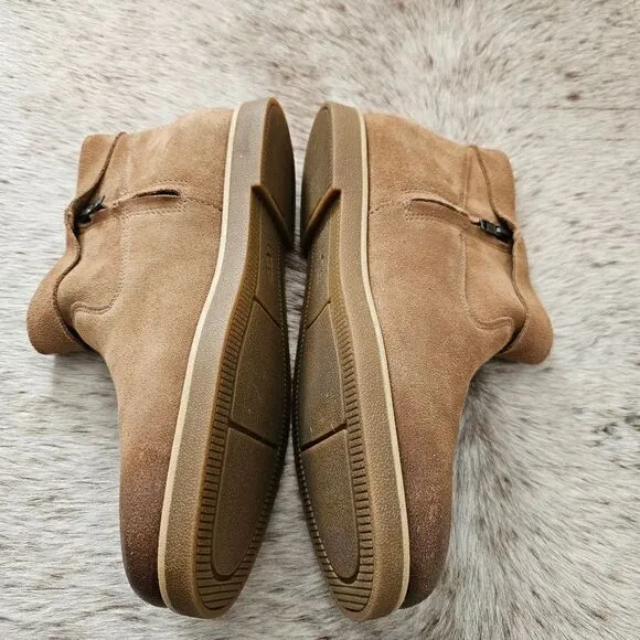 UGG Josefene Cuff Women's Suede Ankle Zip Boots in Chestnut Size 11 NEW
