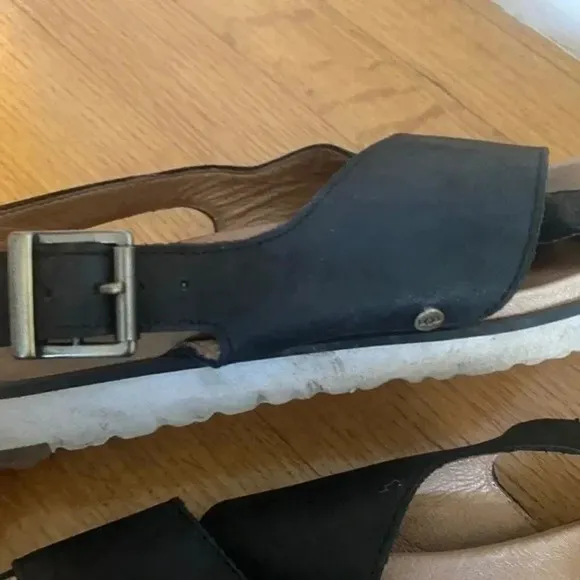 UGG Leather Slingback Sandals