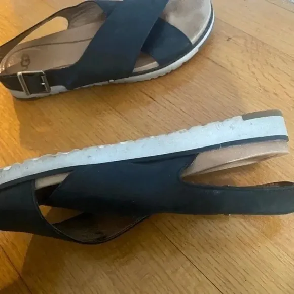 UGG Leather Slingback Sandals