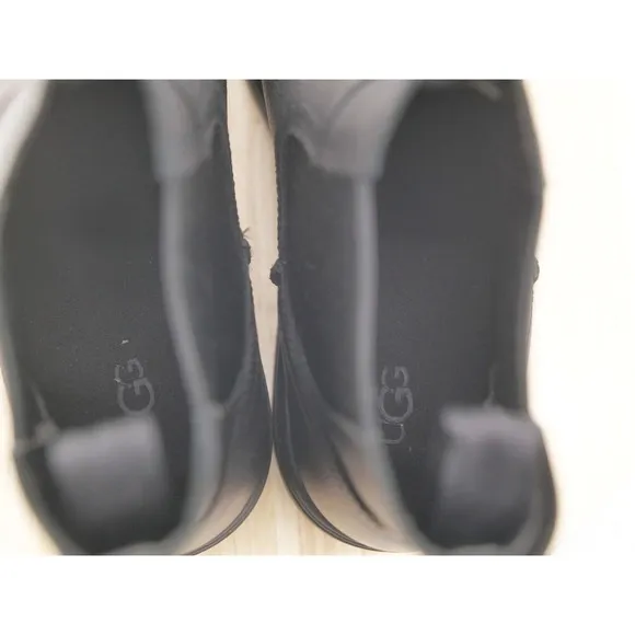 UGG Men's 12 Biltmore Chelsea Ankle Black Boots Waterproof‎ Leather