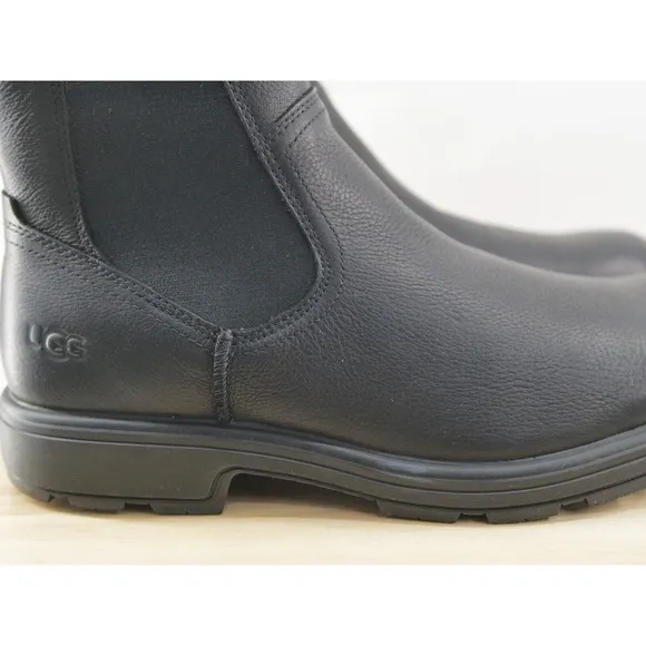 UGG Men's 12 Biltmore Chelsea Ankle Black Boots Waterproof‎ Leather
