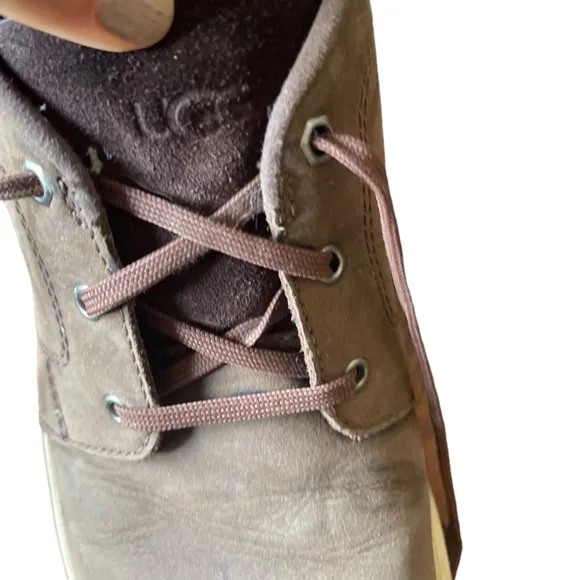 Ugg Men’s Brown Lace Up‎ Sneaker Ankle Boots 12
