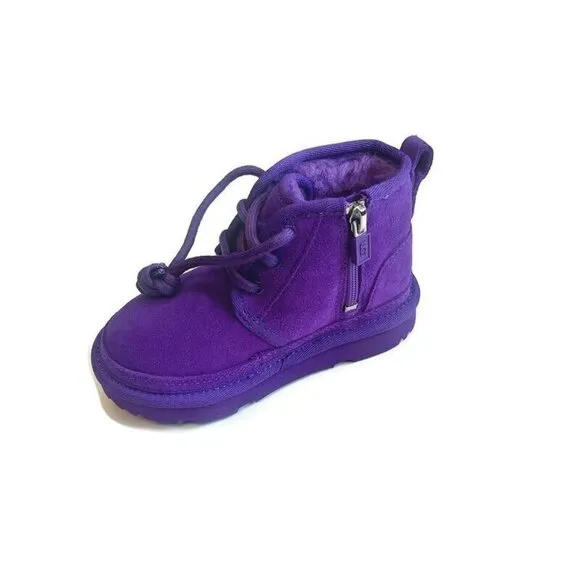 UGG Neumel II Ankle Chukka Boot Toddler Size 9 Age 3-4 Mussel Shell 1017320T