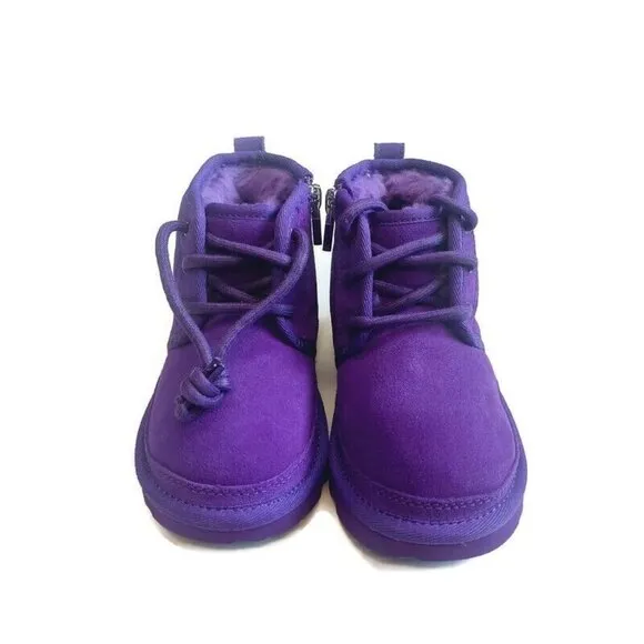 UGG Neumel II Ankle Chukka Boot Toddler Size 9 Age 3-4 Mussel Shell 1017320T