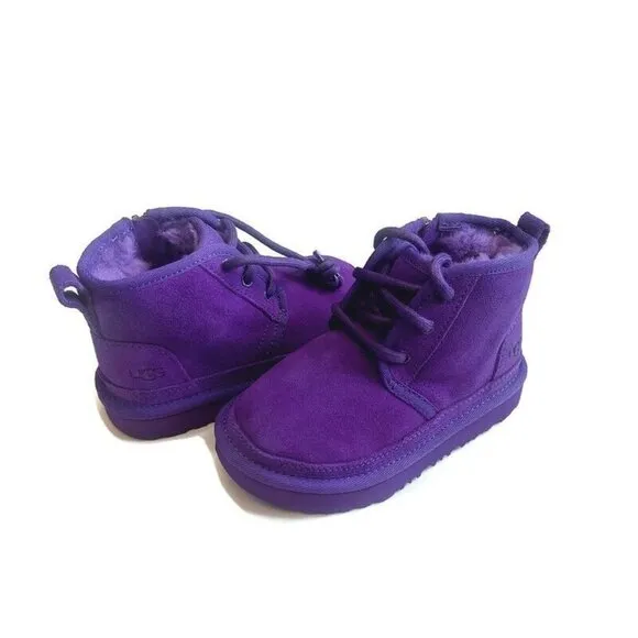 UGG Neumel II Ankle Chukka Boot Toddler Size 9 Age 3-4 Mussel Shell 1017320T