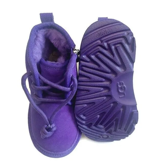 UGG Neumel II Ankle Chukka Boot Toddler Size 9 Age 3-4 Mussel Shell 1017320T