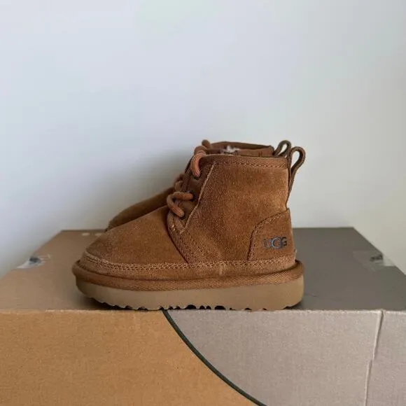 Ugg Neumel II Chestnut Suede Toddler Boots- SZ 7 C