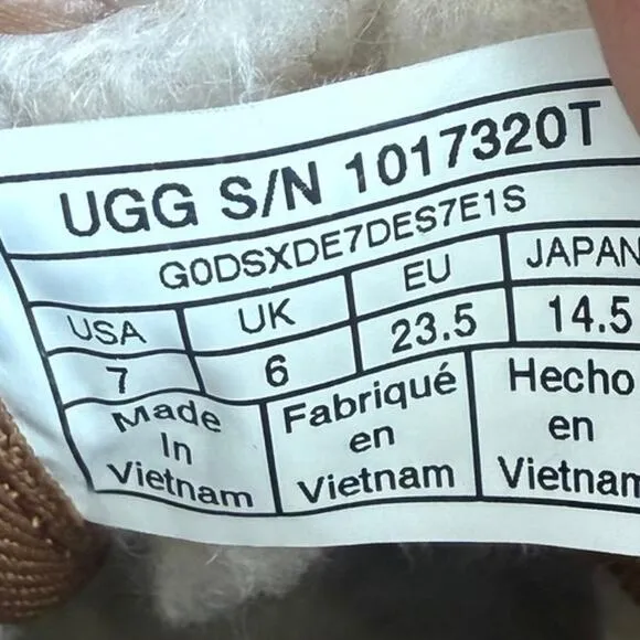 Ugg Neumel II Chestnut Suede Toddler Boots- SZ 7 C