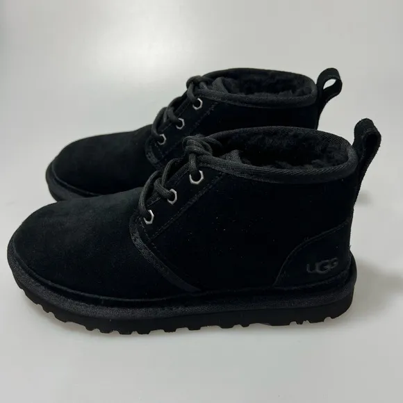 UGG Neumel Suede Chukka Boots Black Women’s 6