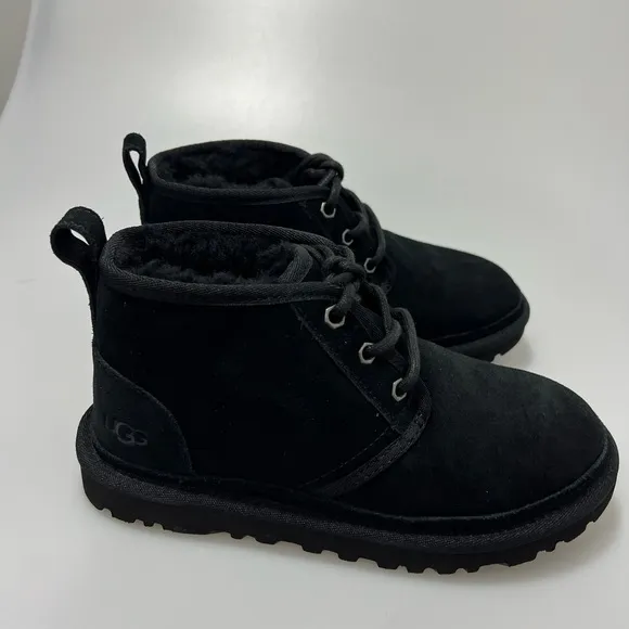 UGG Neumel Suede Chukka Boots Black Women’s 6