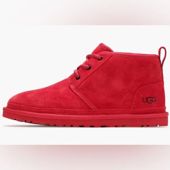 UGG Neumel Women’s Samba Red Ankle Chukka Boots Sz W 8 J 6 NWT