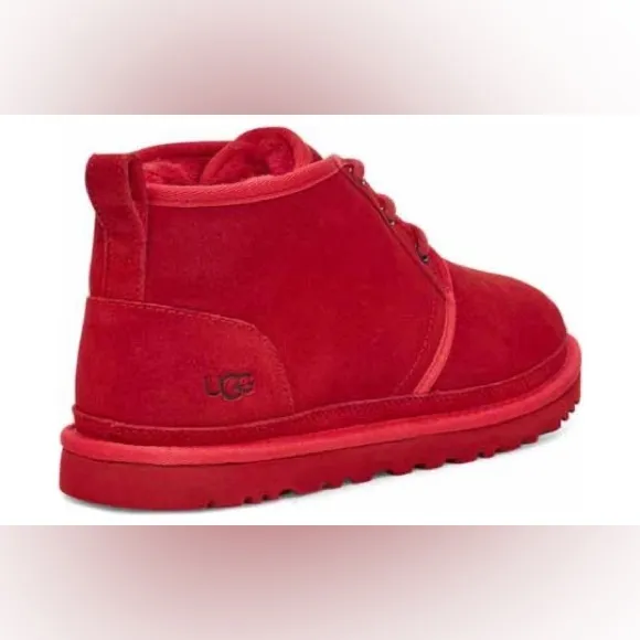 UGG Neumel Women’s Samba Red Ankle Chukka Boots Sz W 8 J 6 NWT