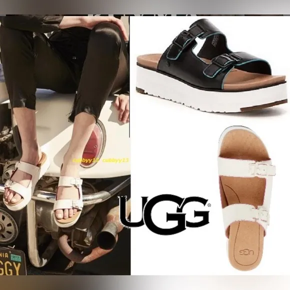 UGG Open Toe Platform Sandals Size 6.5