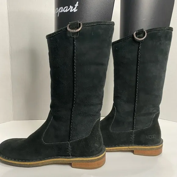 UGG suede black boots