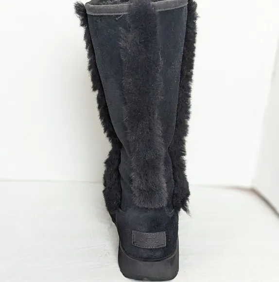 UGG Sundance waterproof suede and shearling boots