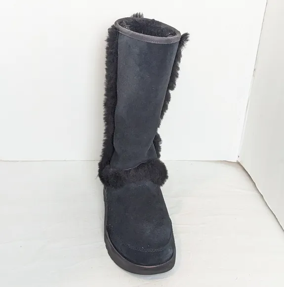 UGG Sundance waterproof suede and shearling boots
