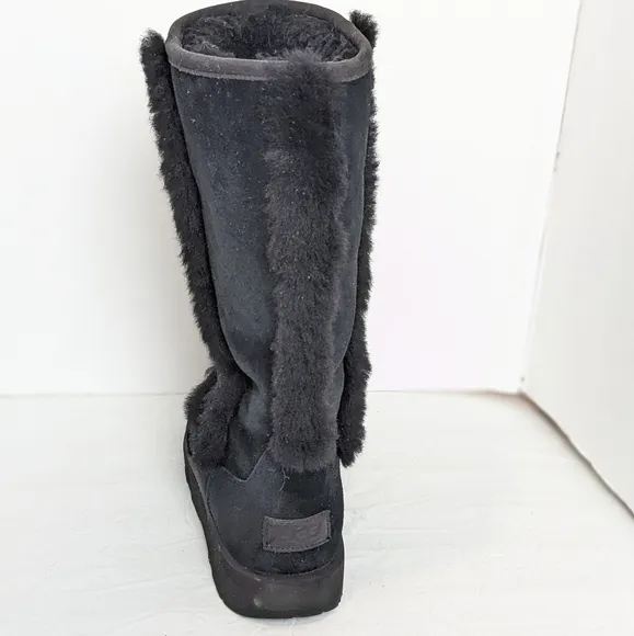 UGG Sundance waterproof suede and shearling boots