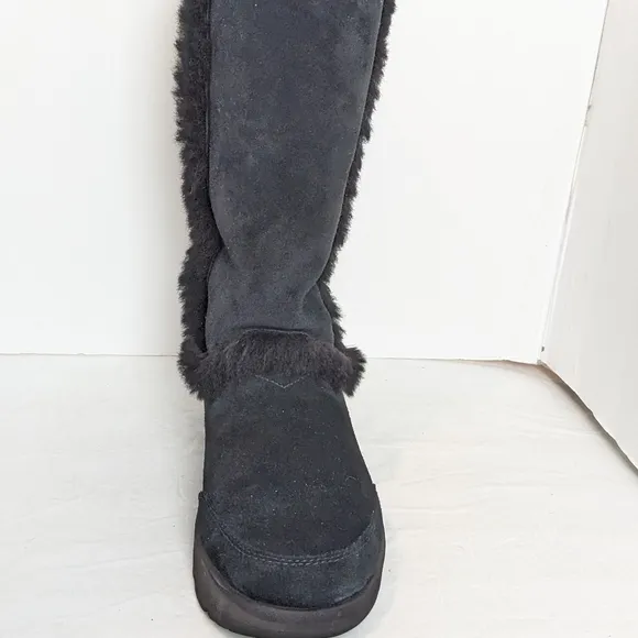 UGG Sundance waterproof suede and shearling boots