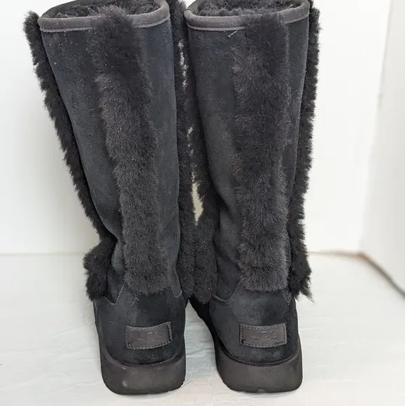 UGG Sundance waterproof suede and shearling boots