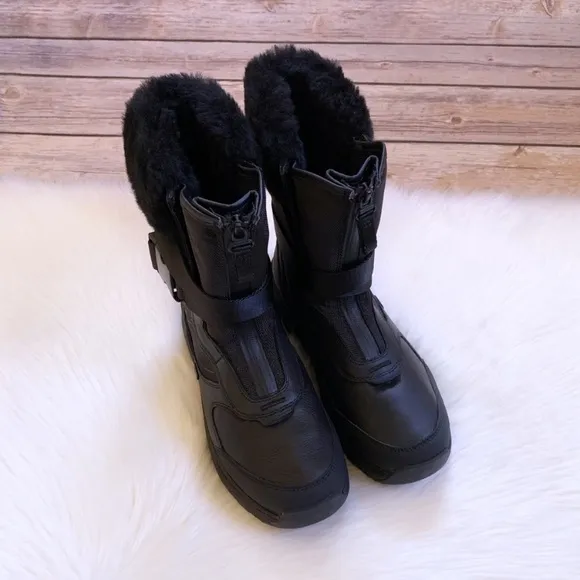 UGG Tahoe Waterproof Boots In Black