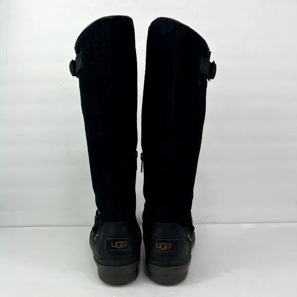 Ugg Thomsen Tall Waterproof Riding Boots Black