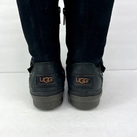 Ugg Thomsen Tall Waterproof Riding Boots Black