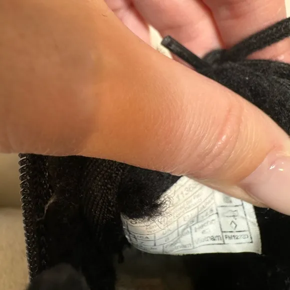 ⭐️UGG toddler black lace up neumel suede cosy boots 7c