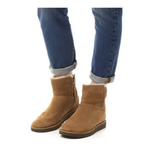 UGG ABREE MINI ZIP BOOTS CHESTNUT