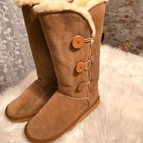 UGG Brown Suede Boots Size 10 Womens
